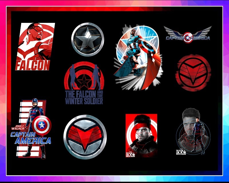 48 The Falcon and The Winter Soldier PNG, Who will wield the Shield ? PNG Transfer or Sublimation, marvel hero, captain american, digital 996336588