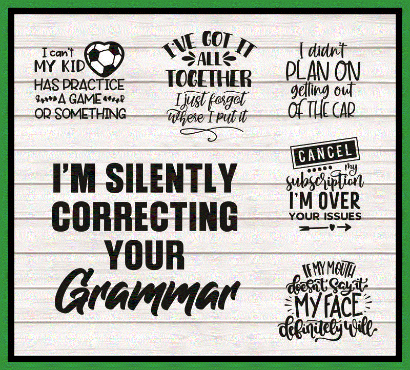 Sarcastic Bundle SVG, Sarcastic Quote Cut File, Funny Saying Bundle SVG, Hilarious Quote Bundle, Digital Download for Cricut & Silhouette 995369119