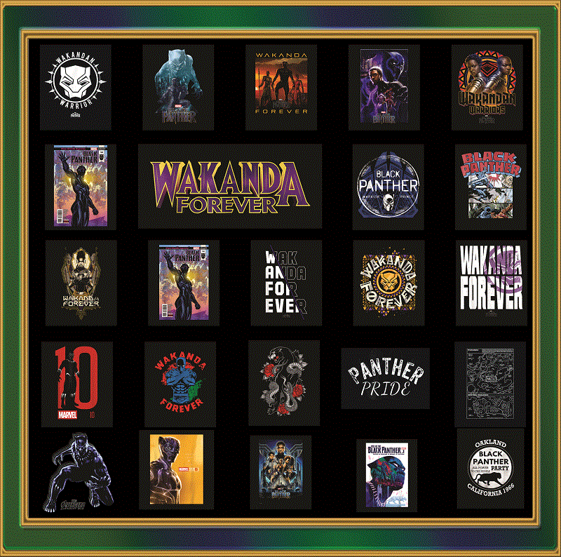 100 Designs Black Panther Png Bundle, T’Challa Face, Wakanda, Black Panther Iron On Transfer, Black Panther Digital, Sublimation 949959645