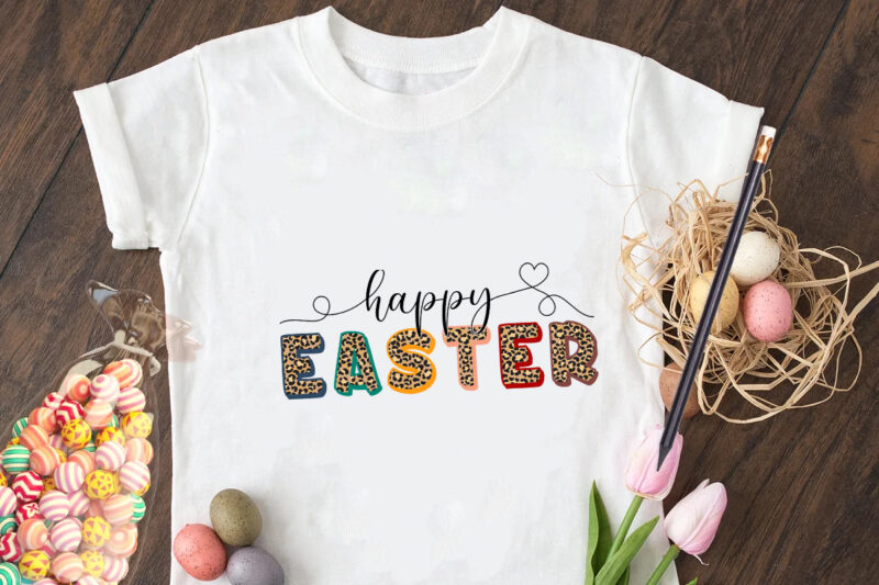 12+ Sublimation Design PNG Easter Day Bundle Diy Crafts, Happy Easter Day Svg Files For Cricut, Bunny Silhouette Files, Leopard Pattern Rabbit Cameo Htv Prints