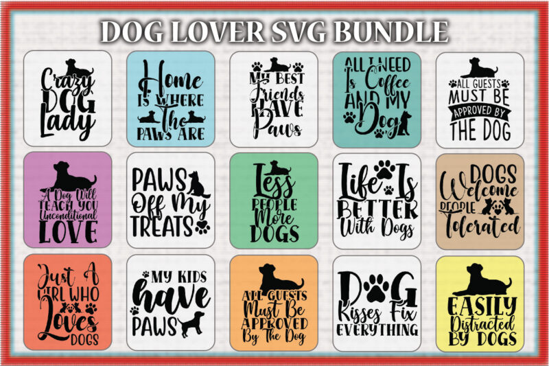 Dog Svg Bundle