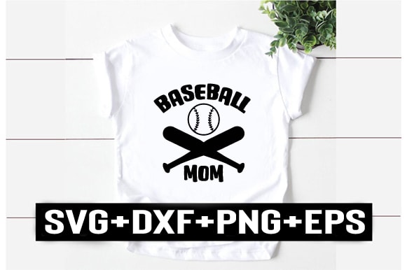 Baseball mom t shirt template