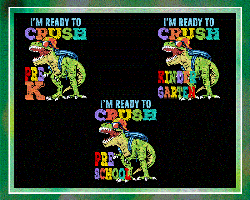 Bundle Back To School SVG, Dinosaur Lovers, I’m Ready To Crush, Preschool, Pre-K, Kindergarten, 1st Grade, 2nd Grade, 3rd Grade,4th Grade 1049299731