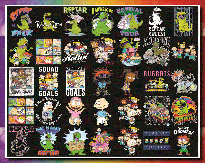 Bundle 161 Designs Rugrats Png, Rugrats Friends, Tommy Chuckie Finster, Nickelodeon, Tumbler, Decal, Sublimation Rugrats, Digital Download 1006831737