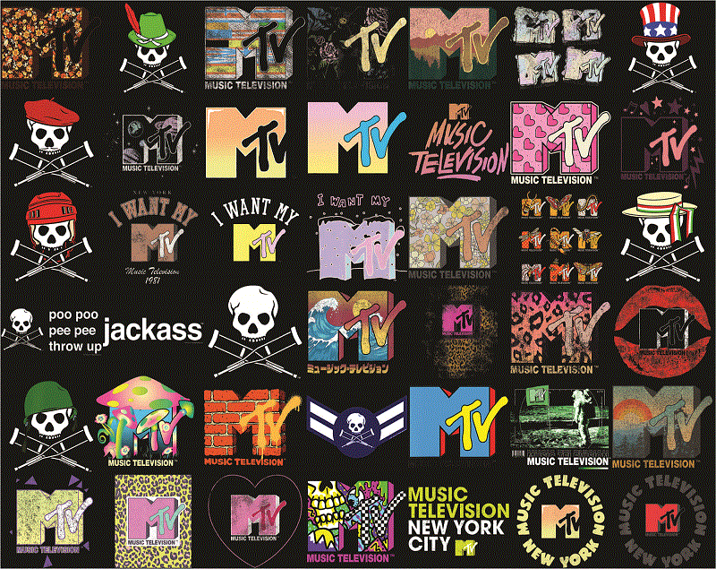 400 Designs MTV PNG Bundle, Mtv Spring, Mtv Old School, Mtv Logo Set, Mtv Leopard, Sweaters Music Television, Colorful Mtv, Digital Download 1008421216