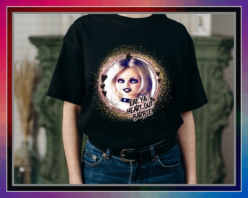 — Pride Of Chucky Png Design, Eat Ya Heart Out Barbie, Chucky Bride Of Horror png, Digital Sublimation, Halloween, Png Digital Print Design 1025153924