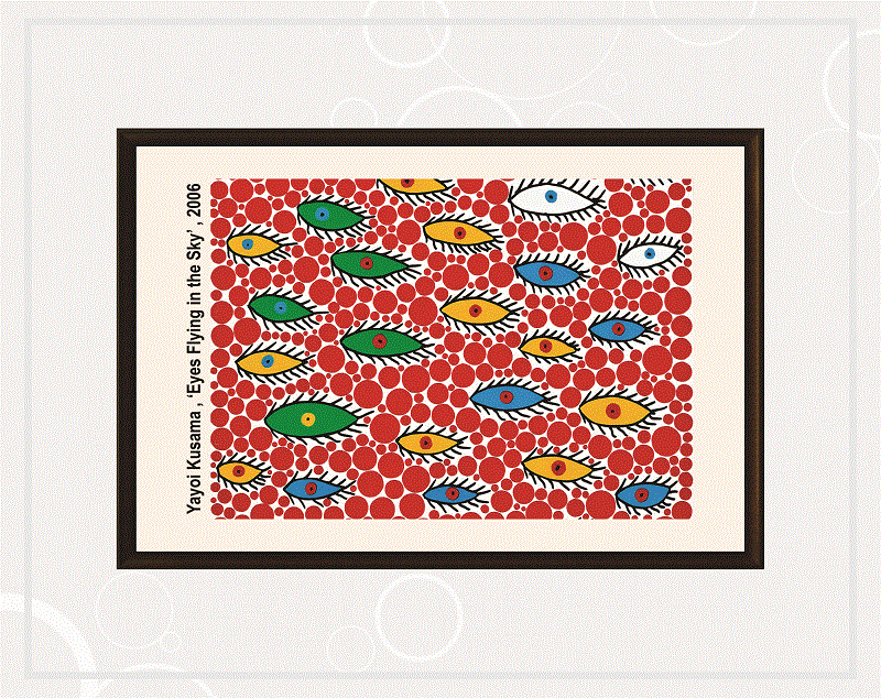 Yayoi Kusama Set of 9 Prints, Gallery Wall Set, Exhibition Wall Art, Yayoi Kusama Poster, Museum Exhibition, Printable Wall Art, Digital Art 1071389984