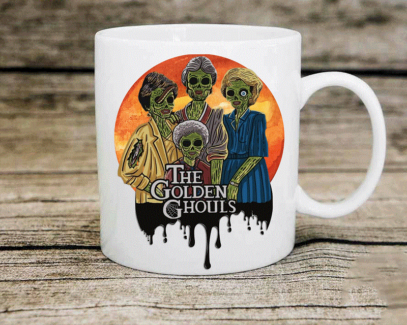 The Golden Ghouls PNG, Scary Zombie Family, Golden Girls, Png Halloween sublimation, Instant Download, Digital Download, Halloween Design 1058168087