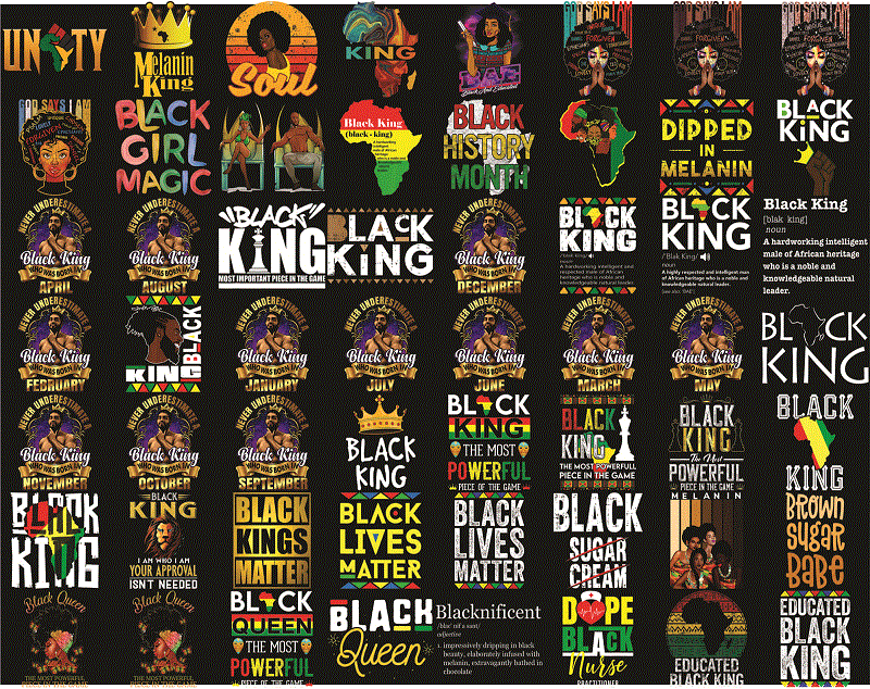 Bundle 100 Melanin King Png, Educated Black King Png, Black King Definition Png, Black Father Matter Support Black Dad Png, Digital Downlad 990964723