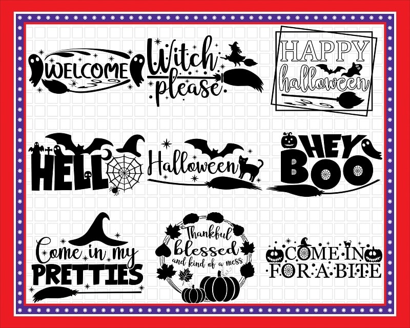 — 55 Halloween Svg Bundle, Halloween Cut File, Halloween Quote Svg, Halloween Saying, Halloween Design Svg, Happy Halloween Svg, Ghost Svg 1019395809