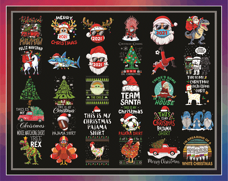 120 Christmas Png Designs, Funny Christmas PNG Files, Watercolor Png, Winter Png, Xmas Png, Tree Rex Png, Chsitmas Bundles, Instant Download 897569099