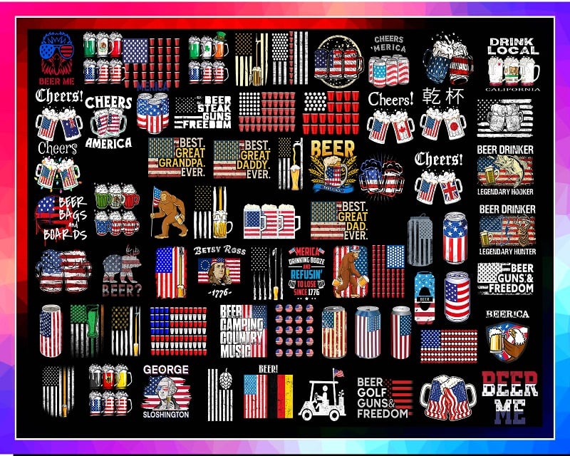 Combo 535+ Beer American Bundle PNG, Beer American Flag, Freedom and Beer Merica USA, Funny Beer Drinking, Beer Drinkers,sublimation digital 998750876