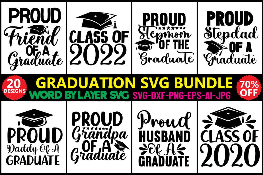 Graduation Svg Bundle, Svg Vector T-shirt Design Class Of 2022 Svg ...