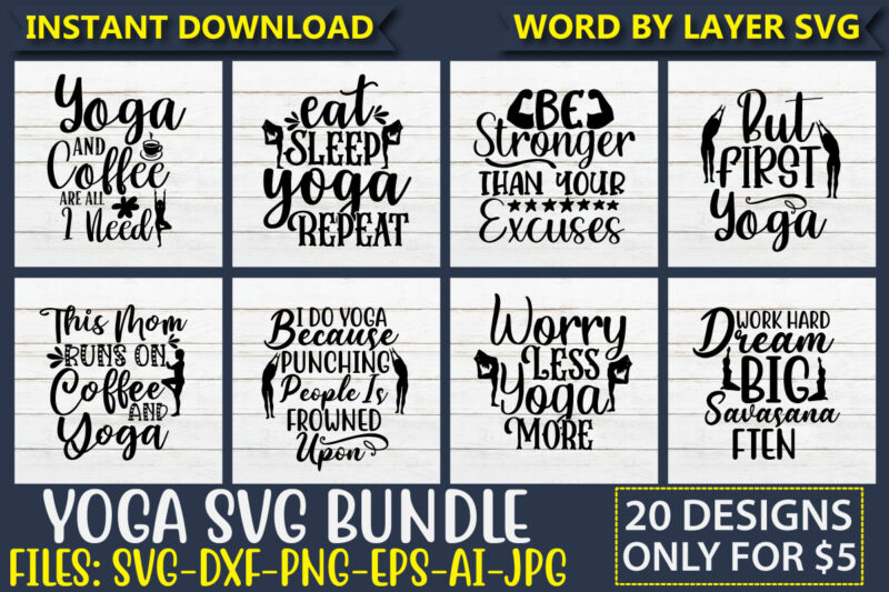 Yoga SVG Bundle, meditation svg, namaste svg, lotus flower svg, yoga pose  svg, mandala svg, chakra svg, buddha svg, svg designs, svg quotes,Yoga SVG  bundle by Oxee, yoga quotes svg, - Buy