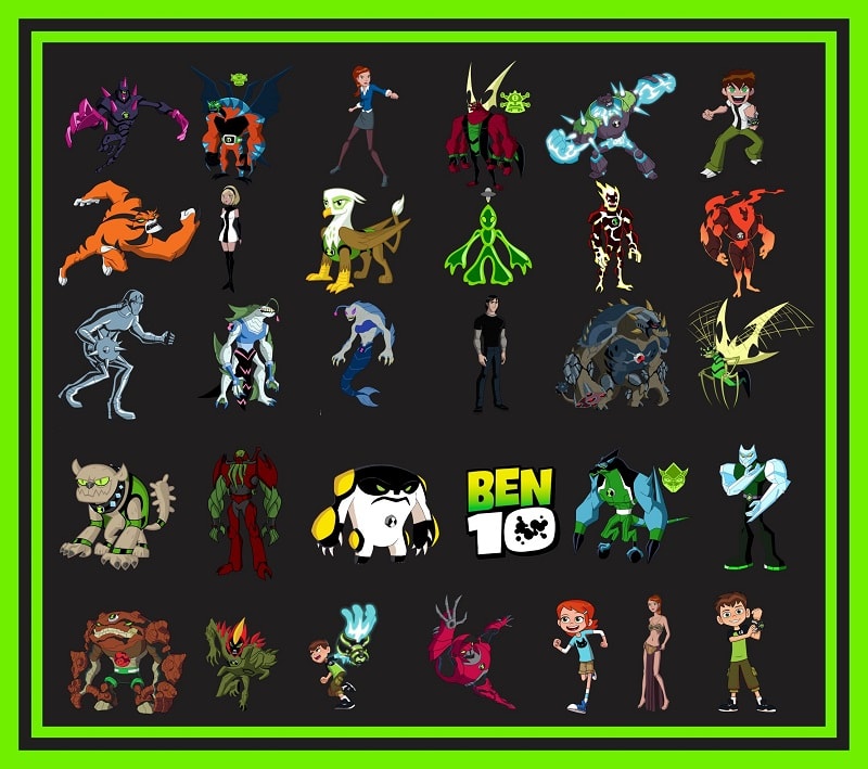 110 BEN 10 Clipart Png Bundle, Ben 10 Paper, Ben 10 Characters, Ben 10 Cartoon Png, Printable, Transparent Backgrounds, Instant Download 998983959