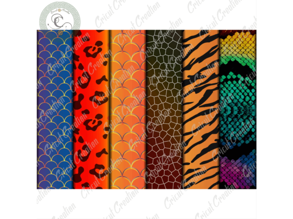 Animal skin patterns , 12 digital papers jpg – png bundle diy crafts, fish scale patterns png files for cricut, leopard pattern silhouette files, trending cameo htv prints t shirt vector