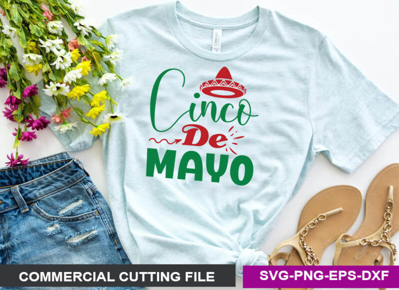 Cinco De Mayo SVG T shirt Design Bundle 15 Design