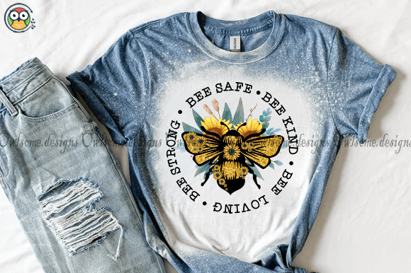 Bee Safe Bee Kind T-shirt design