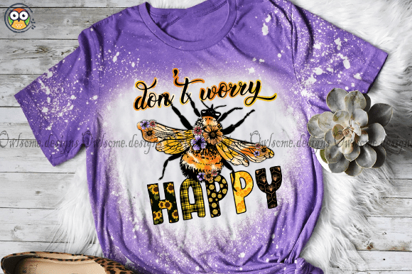 Don’t worry be happy t-shirt design