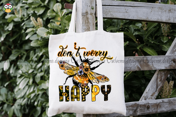 Don’t worry be happy t-shirt design