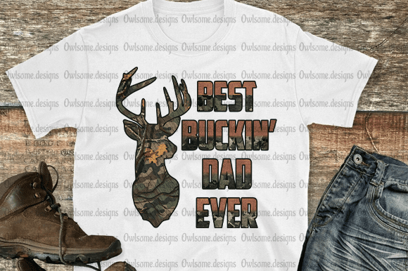 Best Buckin’ Dad Ever T-shirt design