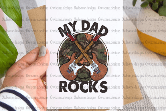 My Dad Rocks T-shirt design