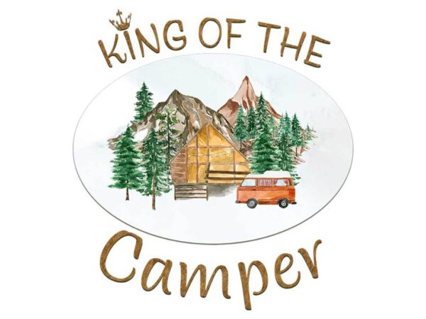 Best camper sayings tshirt design