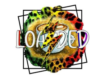 Leopard Loaded Capuchino Tshirt Design