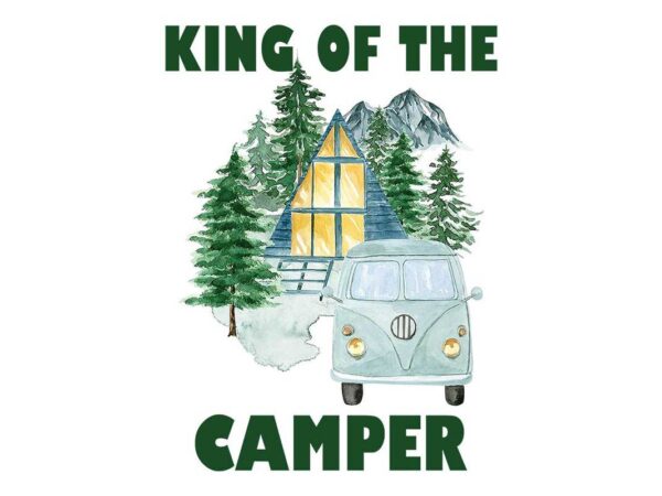 King camper quotes tshirt design