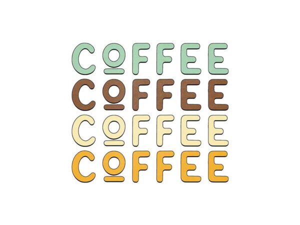 Retro vintage coffee tshirt design