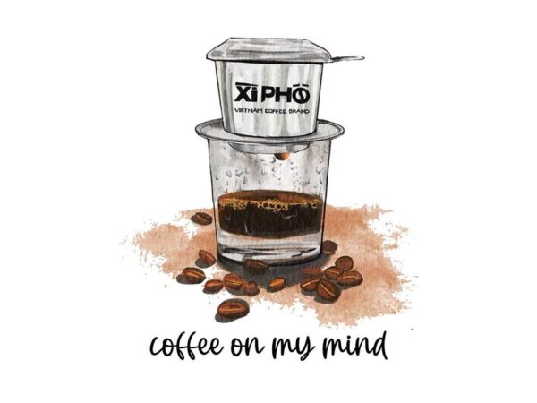 Coffee on my mind tshirt design