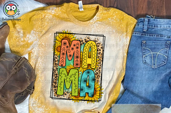 Retro Mama T-shirt design