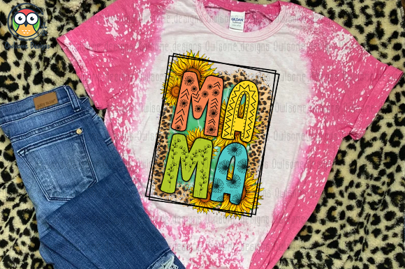 Retro Mama T-shirt design