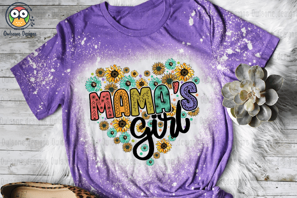 Mama’s girl t-shirt design