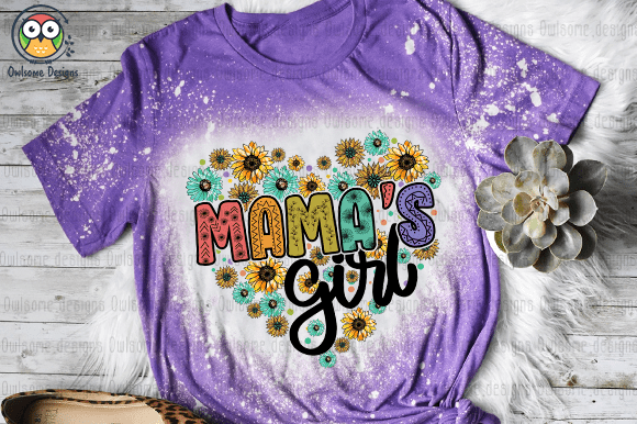 Mama’s girl t-shirt design