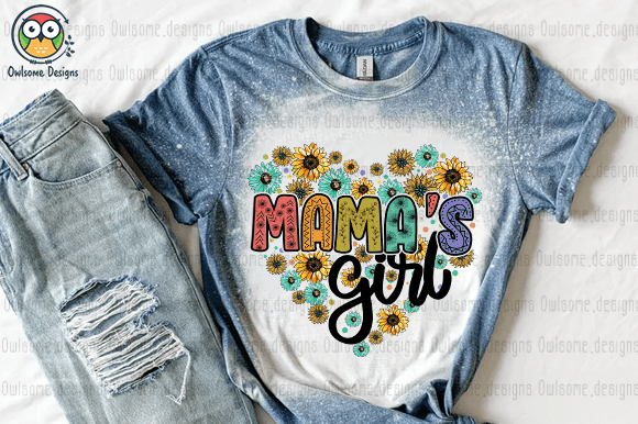 Mama’s girl t-shirt design