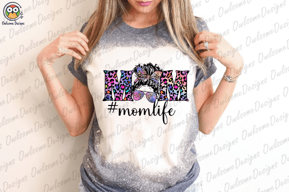 Mom life t-shirt design