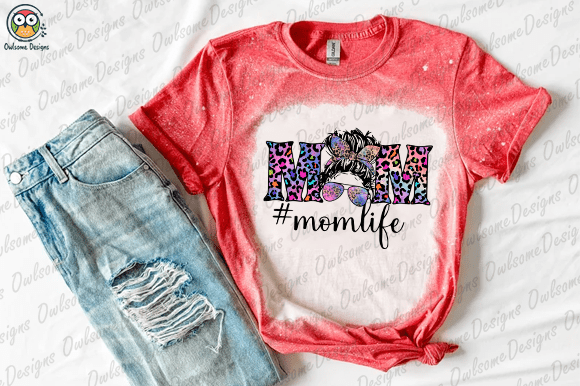 Mom life t-shirt design