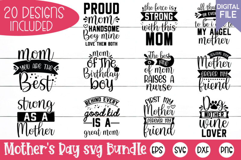 Mother’s Day SVG Bundle