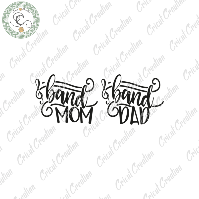 Ballerina Birthday Diy Crafts, Band Mom Svg Files For Cricut, Band Dad Silhouette Files, Trending Cameo Htv Prints