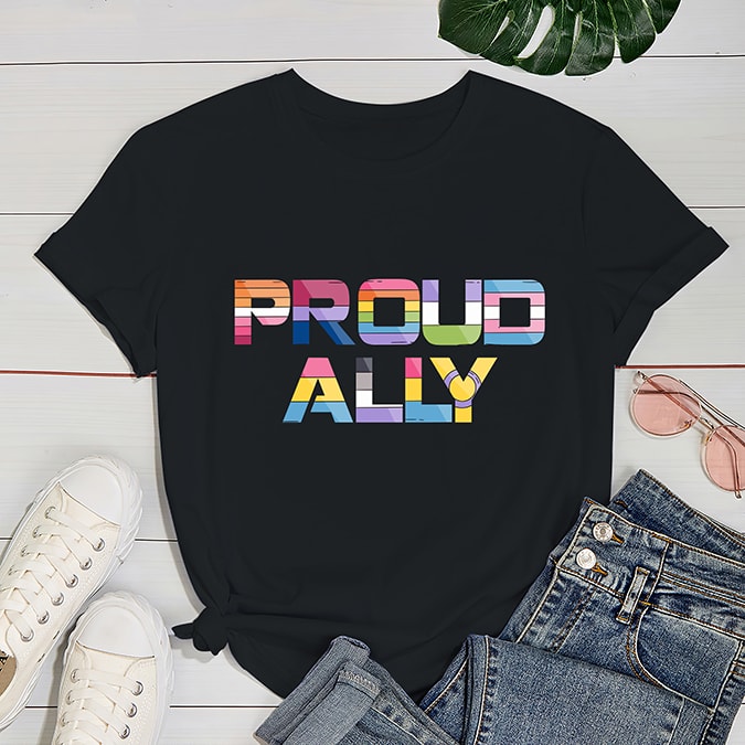 Rd Proud Ally Shirt Lgbtq Month Shirt Lesbian Gay Bisexual Trans Pan