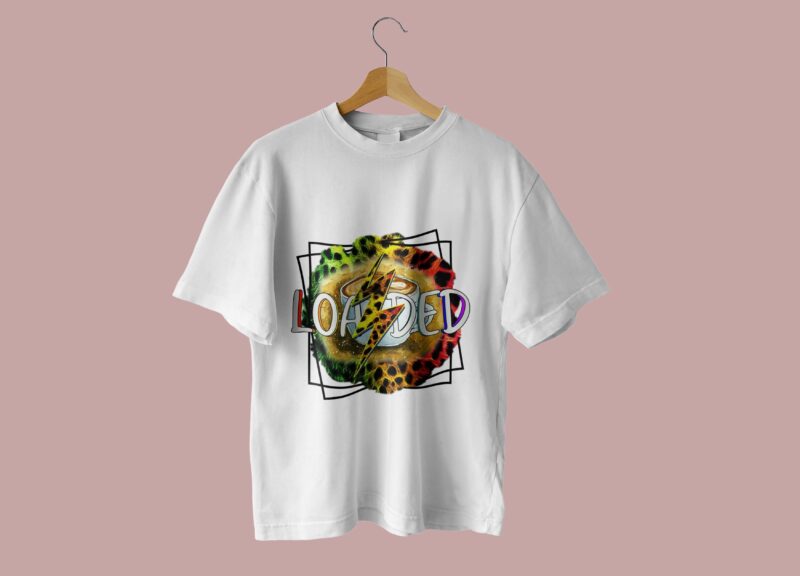 Leopard Loaded Capuchino Tshirt Design