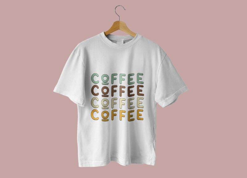 Retro Vintage Coffee Tshirt Design