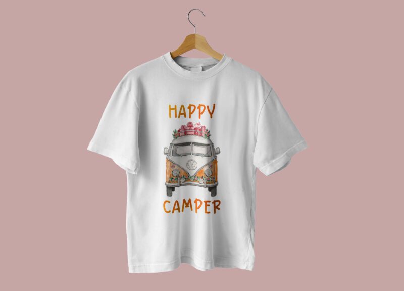 Volkswagen Loads Of Gifts Camping Tshirt Design