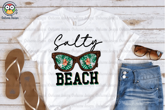 Summer Salty Beach t-shirt design