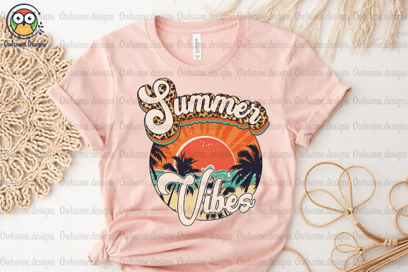 Retro Summer Vibes t-shirt design