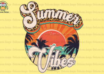 Retro Summer Vibes t-shirt design