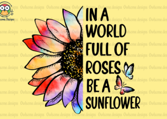 Be A Sunflower t-shirt design