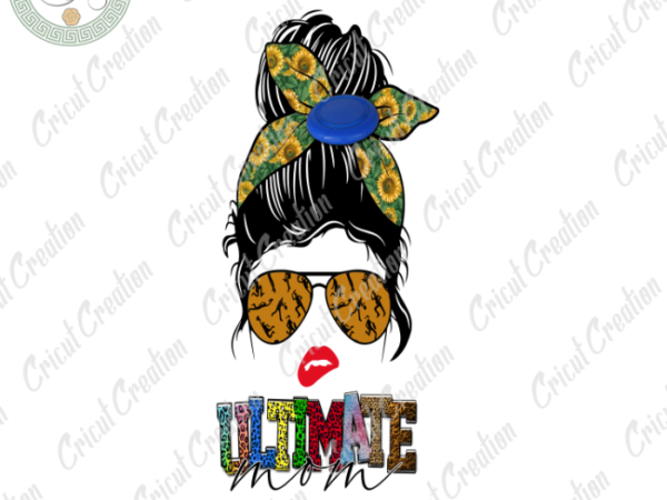 Mother day, mom love ultimate diy crafts, mom gift png files , watercolor leopard pattern silhouette files, mommy to be cameo htv prints t shirt designs for sale