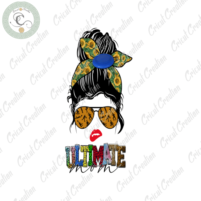 Mother Day, Mom Love Ultimate Diy Crafts, Mom Gift Png Files , Watercolor Leopard Pattern Silhouette Files, Mommy to be Cameo Htv Prints